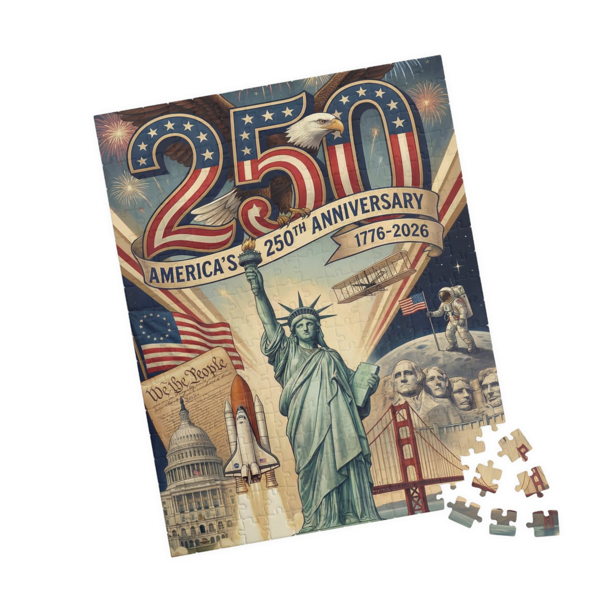 America 250th Anniversary Puzzle (252, 520, 1014-piece)