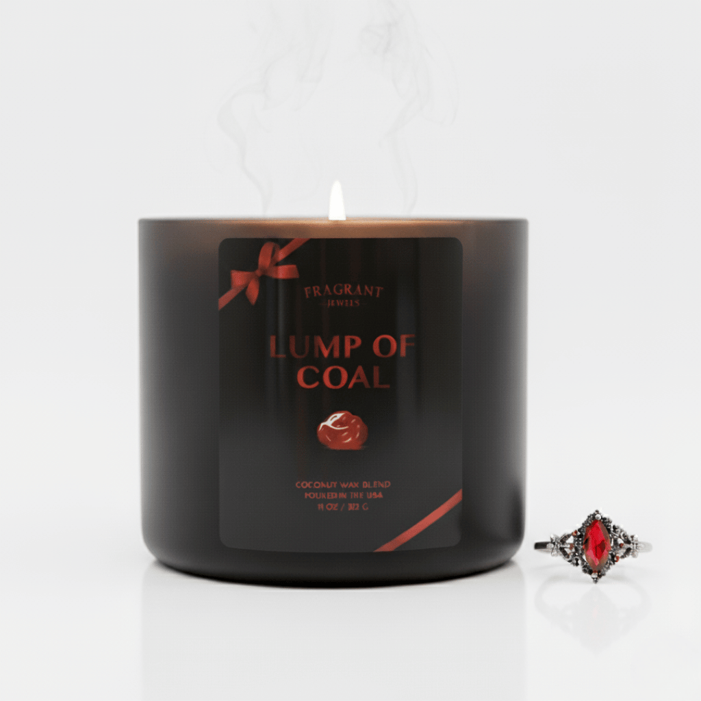 Lump of Coal - Jewel Candle