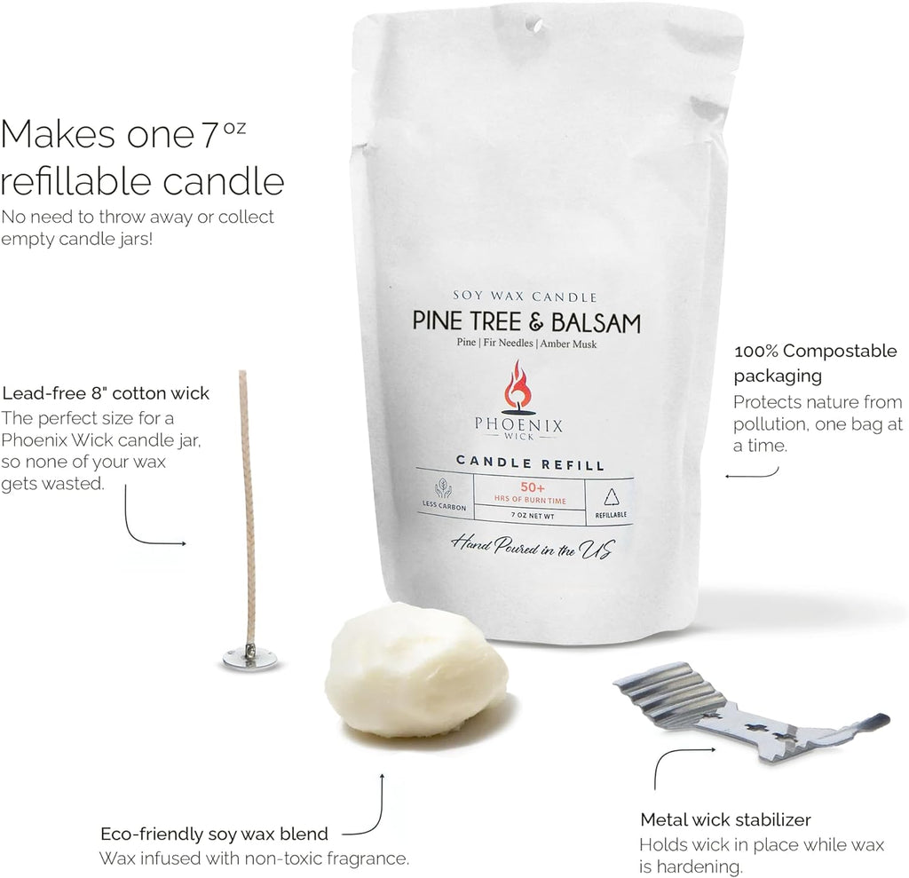 Pine Tree & Balsam - Candle Making Kit