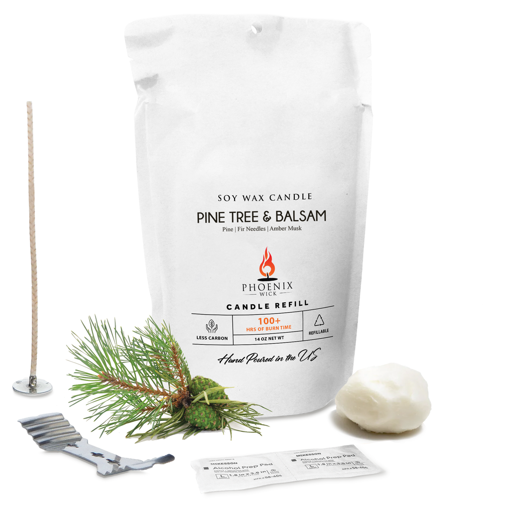 Pine Tree & Balsam - Candle Making Kit